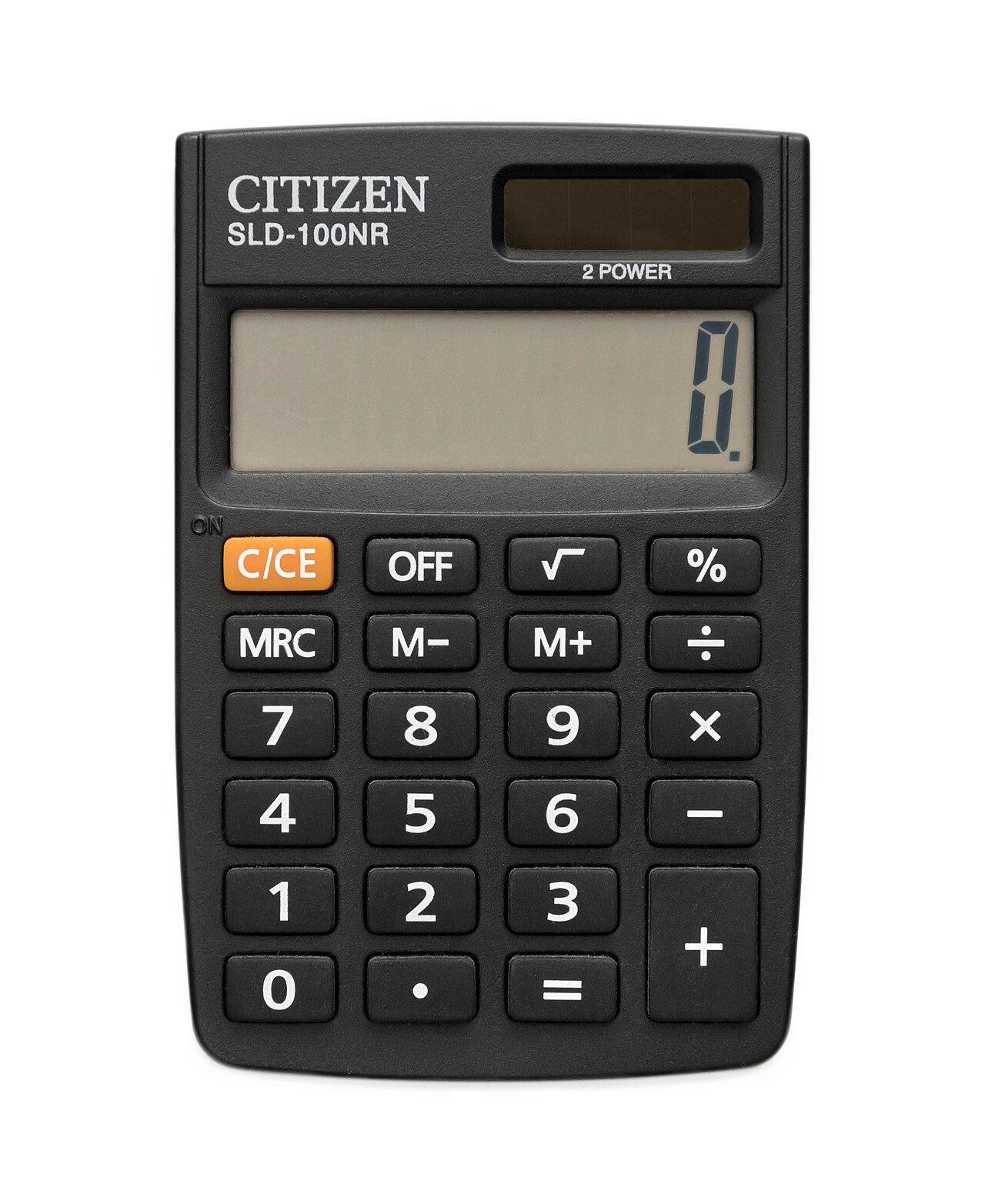 Calculadora sobre una mesa, para hacer números del capital pendiente