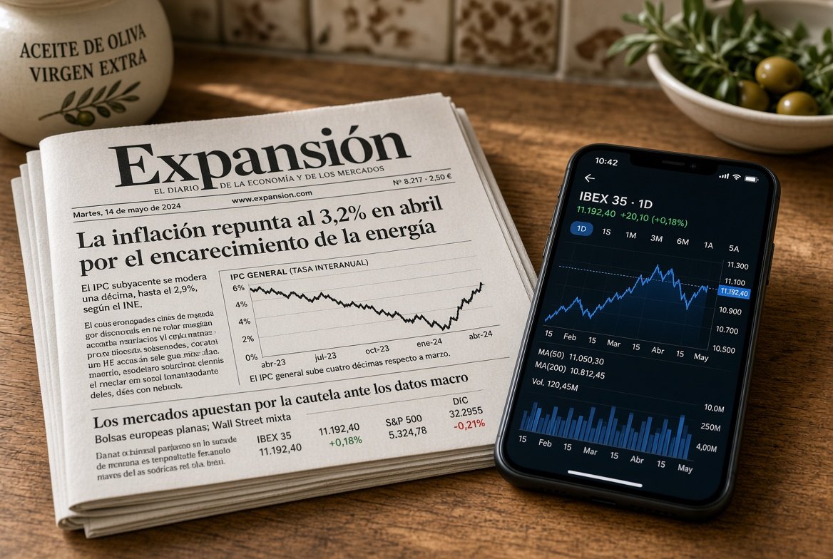 Consulta del Euribor del día en prensa y móvil